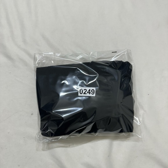 New York & Company Black Ruched Bodycon Dress Short Sleeve Stretch - Picture 9 of 9